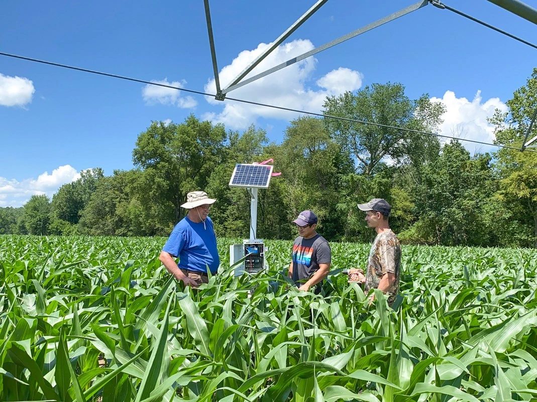"Increasing crop yield and reducing water consumption with precision irrigation"