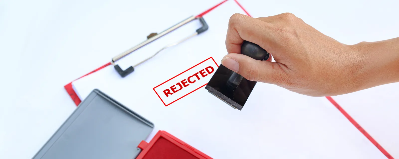 Rejection stamp
