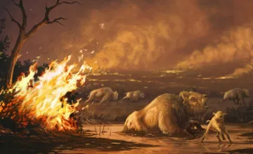 Human-Set Fires 13,000 Years Ago Led to Extinction of Megafauna in Southern California