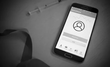 Image: Cellphone displaying app
