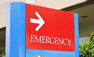 Hospital Emergency sign 