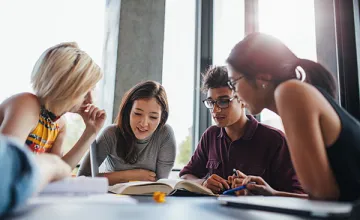 Endowments support students like the ones depicted in the photo