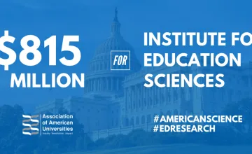 Institute for Education Science FY23 funding request