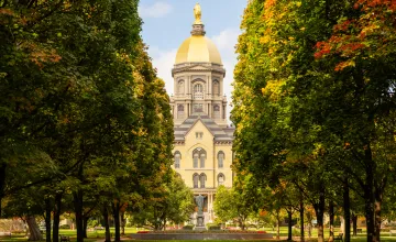 University of Notre Dame Golden Dome