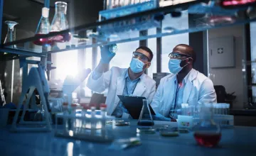 people in research lab