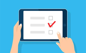 Survey on tablet