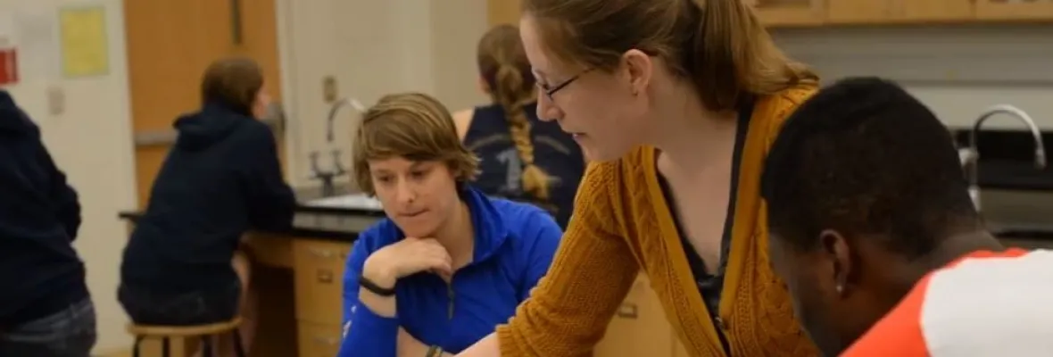 students and teacher