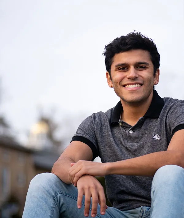 Alec McKendell, one of the Tufts undergraduates working to engineer a better future