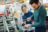 engineering students working on a project
