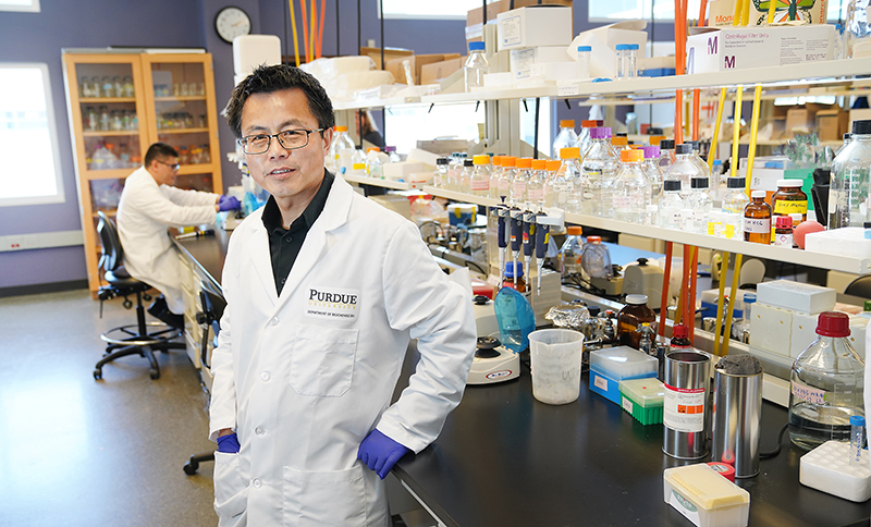 New Liquid Biopsy Method Offers Potential for Noninvasive Parkinson’s Disease Testing; Photo: W. Andy Tao, professor of biochemistry at Purdue