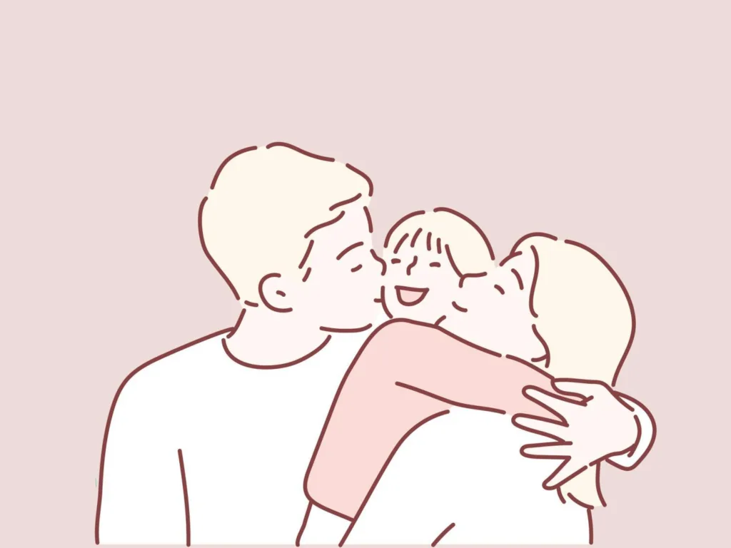 Family line drawing